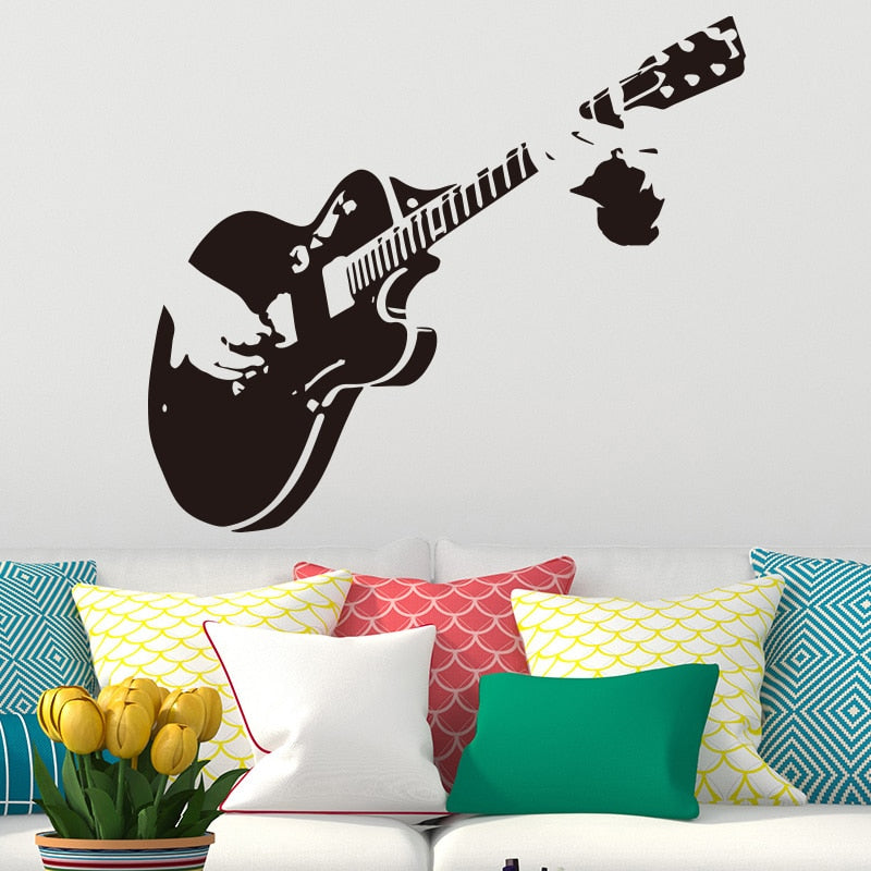 Creative Guitar Wall Sticker