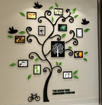 Happy Tree Photo Frame Wall Sticker